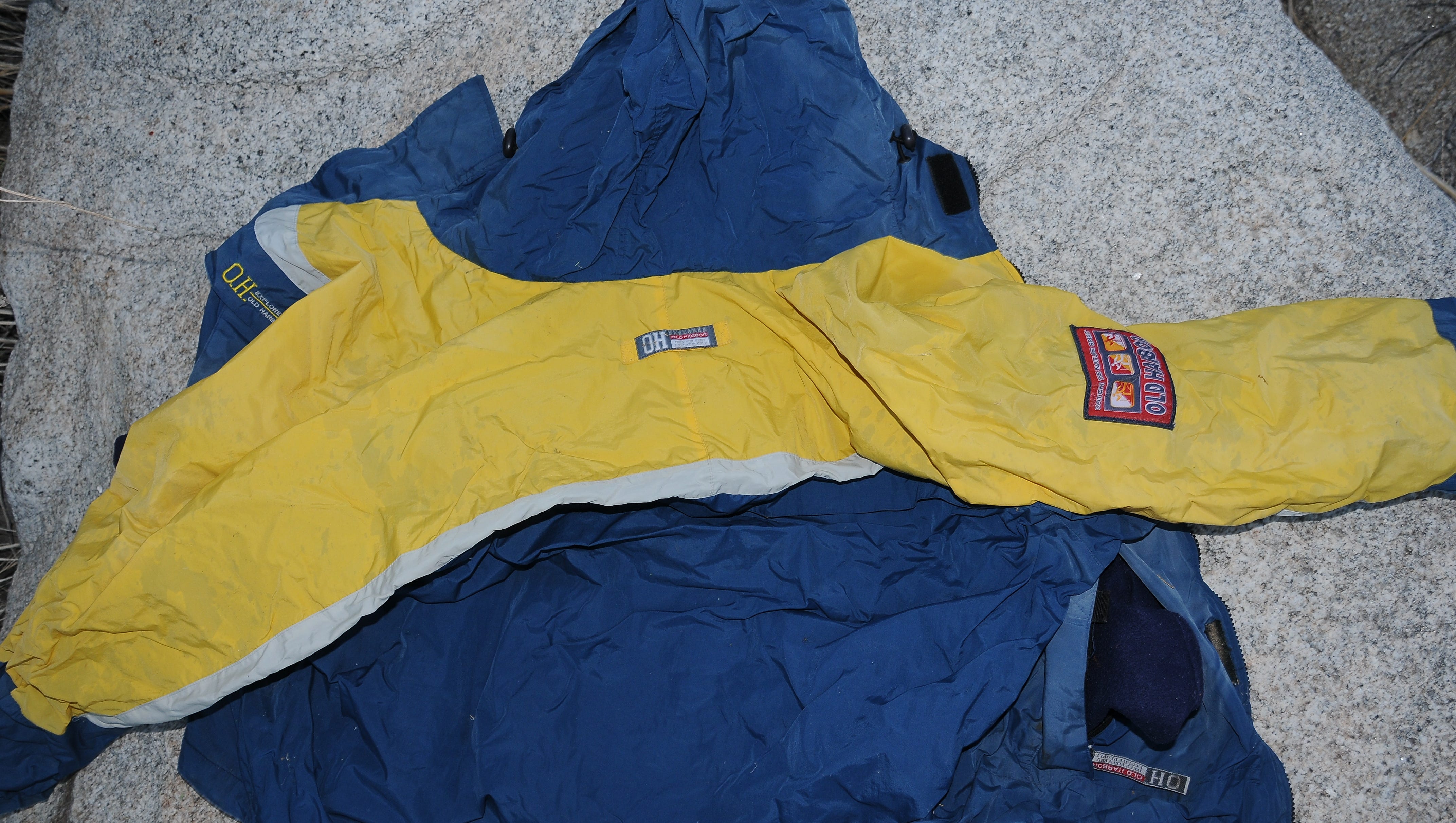 A jacket located with the body of a Latino man who was found near Ocotillo, CA on Dec. 9, 2012. Photo from John Doe Case #12-202.